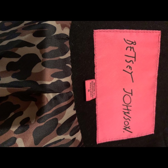 BETSY JOHNSON Pea Coat - Picture 3 of 3